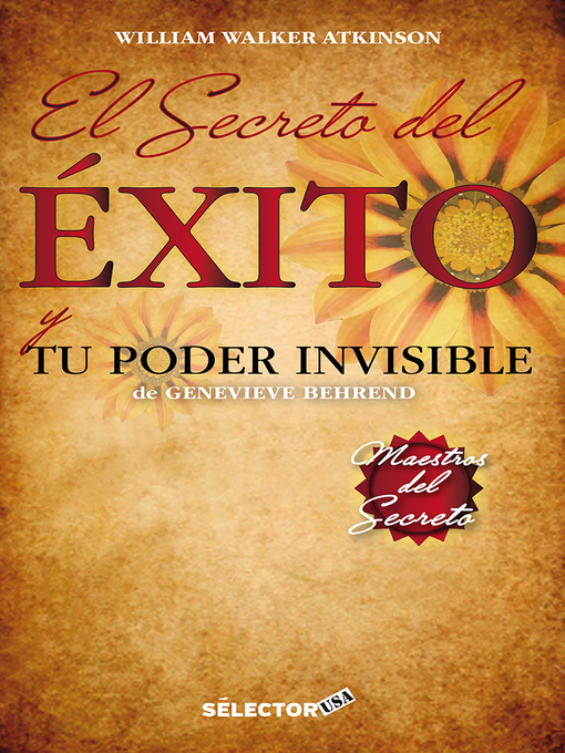 Title details for Secreto del éxito, El by William Walker Atkinson - Available